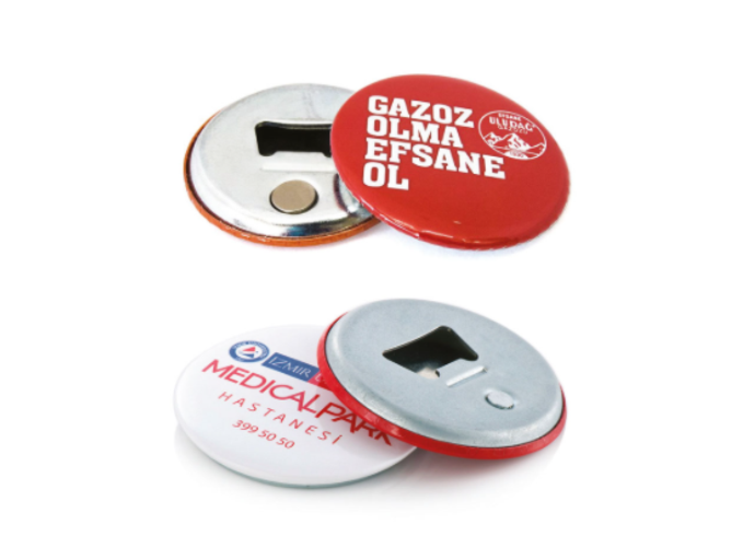 Buton Rozet - Açacak Baskı Buton Rozet - Açacak Baskı Antalya - Promosyon ve Reklam İçin Özel Buton Rozet ve Açacaklar