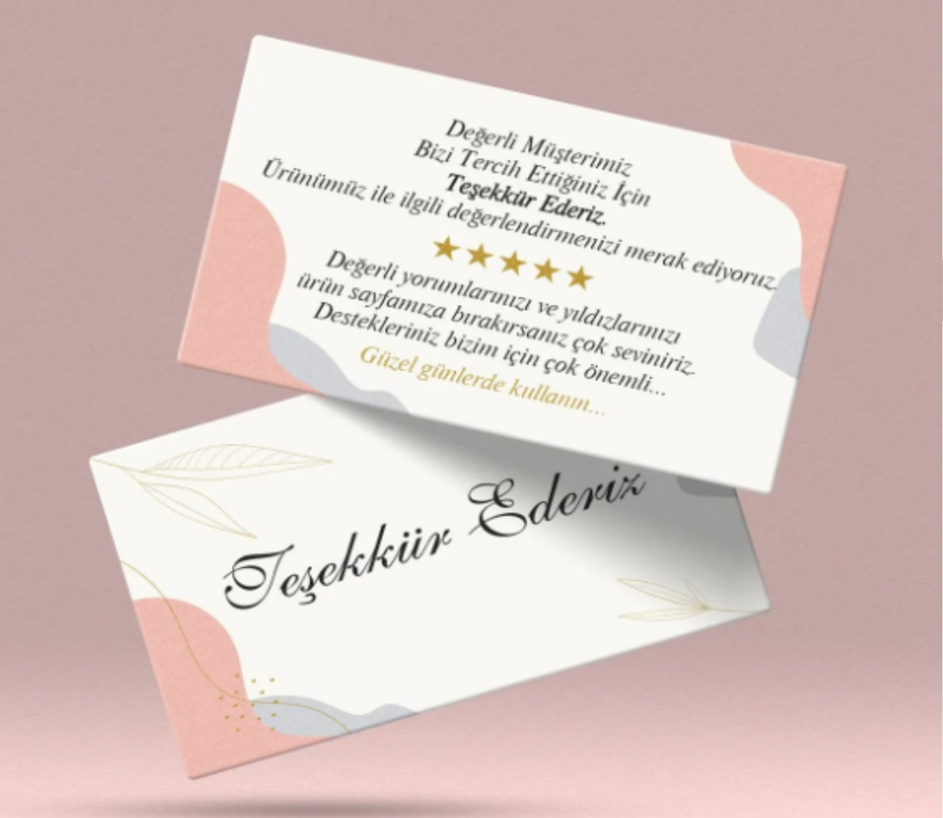 teşekkür kartı baskı örnekleri  logo baskılı teşekkür kartı  kurumsal teşekkür kartı baskısı  e-ticaret teşekkür kartı  özel tasarım teşekkür kartı