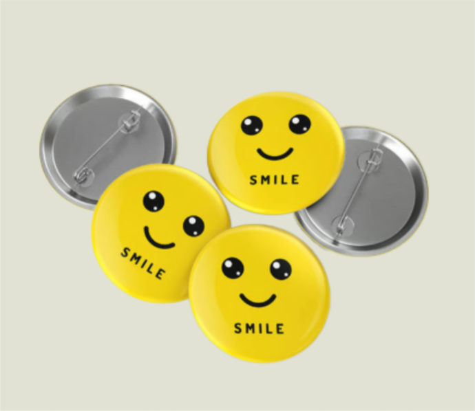 buton rozet baskı örnekleri  logo baskılı buton rozet  promosyon rozet baskı  etkinlik buton rozeti  özel tasarım rozet