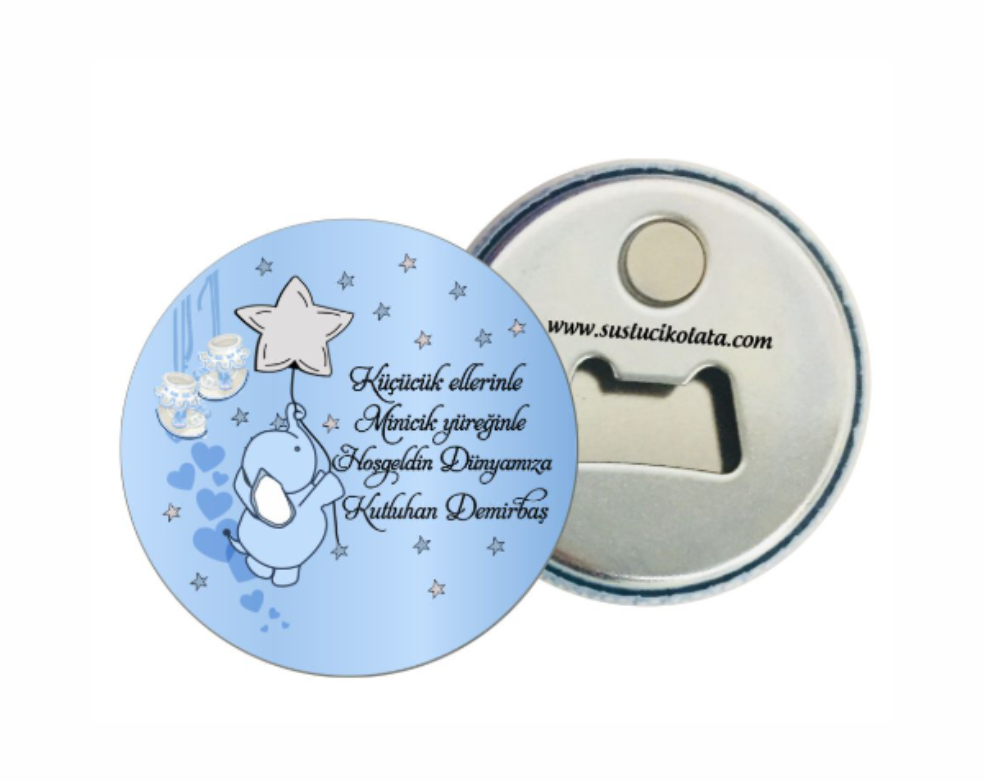 Buton Rozet - Açacak